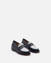 MOCASSINS MAURINE NOIR ÉCRU - minelli.fr